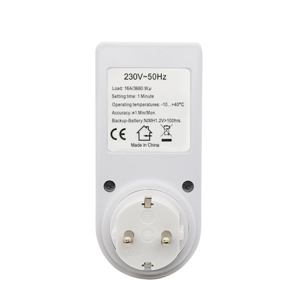 Digital timer - 16 kombinationer