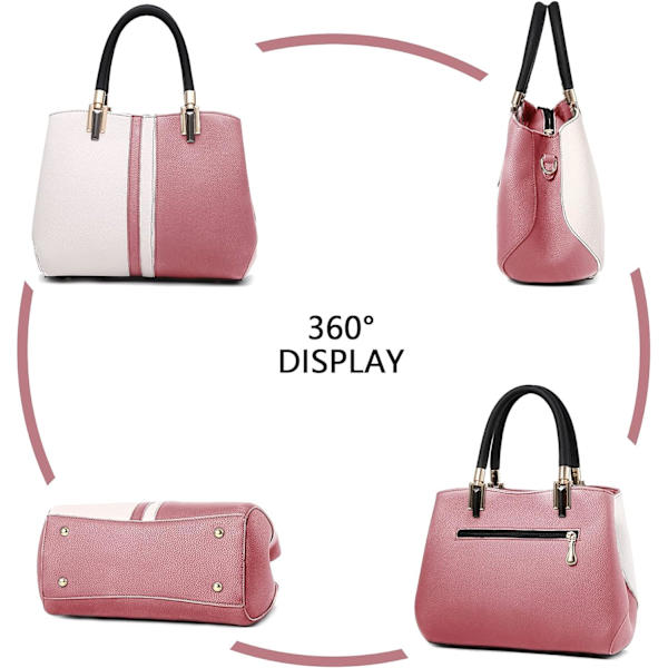 Handväska för kvinnor, mode, damväskor, casual axelväska, resväska, crossbodyväska, hög kapacitet, PU-läder, damhandväskor, shopper