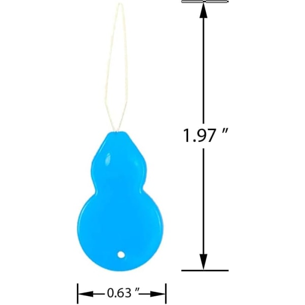 10 st nålträdare, kalebassformad nålträdare, enkel att sätta in handsy nålar, används för handsyning, korsstygnsreparation av kläder, assor