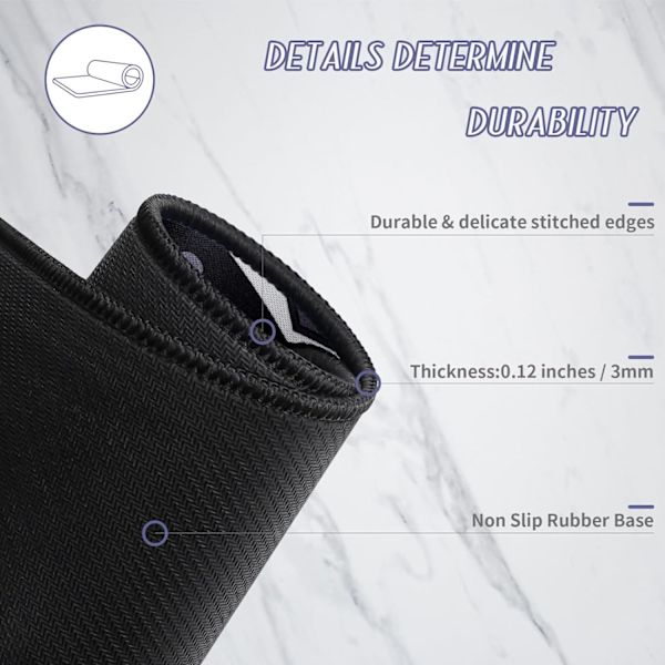 Musematte Gaming Stor Skrivebordsmatte (31,5 x 11,8 x 0,12 tommer) Vaskbar Musematte Bærbar PC-Skrivebordsmatte, Japansk Musematte med Sklisikker Gummibase, Utvid mouse pad Y16 XL