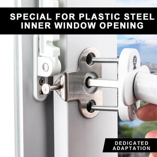 10 stk Tyverisikre vindusbegrensere Vindusbegrensere Sikkerhetslåser Barnevindusbegrensere