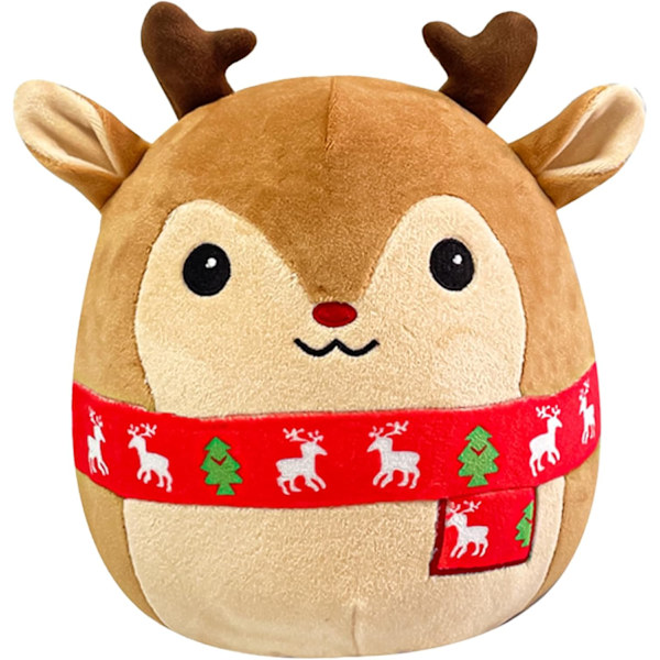 Plyschdjur älg, Fylld Kawaii Plyschdjur/Docka, Mjuk Älgplysch, Tomte Leksak för Barn, Soffa och Sovrumsdekoration, Leksak, Perfekt Gåva 2023Hjort