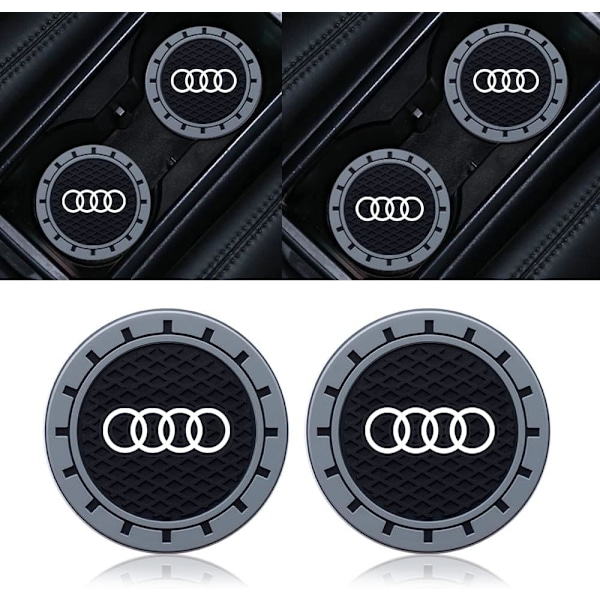 Audi-auton kuppialunen, juomatelinealunen Audi A1 A3 RS3 A4 A5 A6 A7 RS7 A8 Q3 Q5 Q7 R8 -autoihin, liukumaton automaattikuppitelineen sisäalunen, auto #NAME?