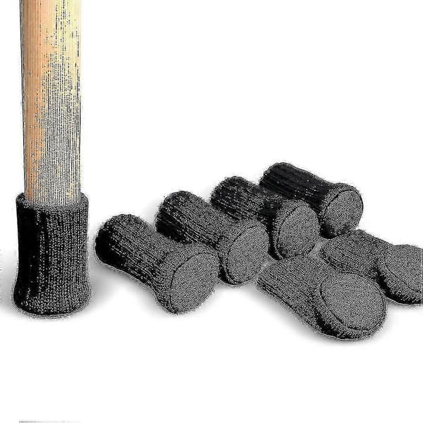 24 kpl tuolin sukkia Black