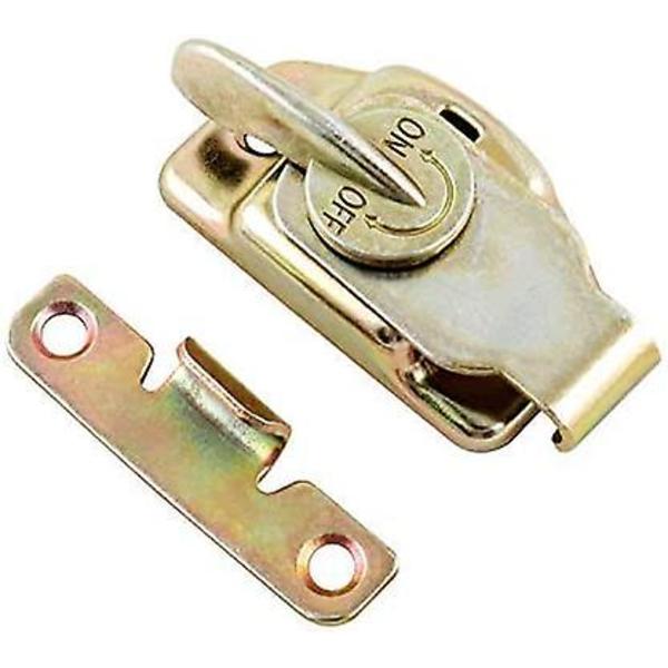 Spisebordlåse, Spisebordssamlingskabinetslåse, Metalbordlåse, Skuffeskab Hardware Spænde(2stk, Guld)
