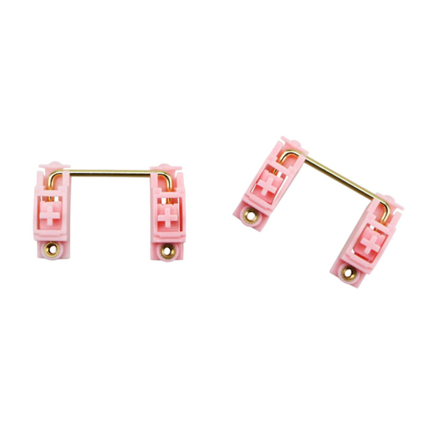 Guldpläterade Pcb Skruv-i Stabilisatorer 2u 6.25u 5st För 60 87 Rosa