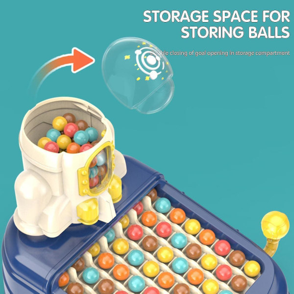 Barns färgglada bollar Elimineringsleksaker Förälder-barn interaktiva pusselleksaker Blå