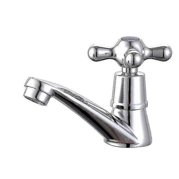 Enkelt koldt vandhane vandhane, krom enkelt koldt vandhane bassin vandhane, til hjem badeværelse toilet vask bassin køkken