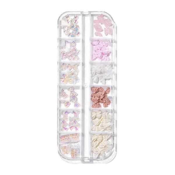 Neglekunsttilbehør – med 12 rum – til gør-det-selv-manicure C