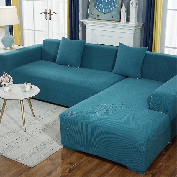 1 set sohvanpäällinen Cover naarmuuntumaton yksivärinen irrotettava sohvasuoja kotiin (väri: beige)