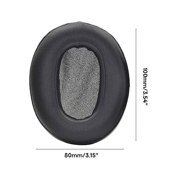 Læderørekopper til Mdr-zx780(zx780dc) headset ørepuder udskiftning（sort）