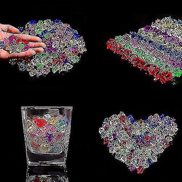 Premium falska krossade isbitar, 150 st falska diamanter plast isbitar akryl klar isbit diamantkristaller falska isbitar ädelstenar för dekoration bröllop