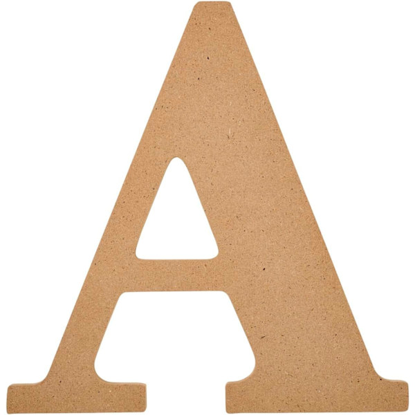 8\" Ubehandlede MDF-bokstaver, DIY-håndverk i tre A-Z, boligdekor, personlige prosjekter, 63580 og 63595 A + Letter 63595 8 inch