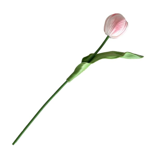 Kunstig Tulipanblomst 13 Pink 1pc