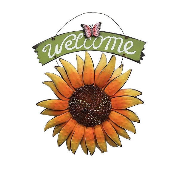Velkommen Til Sunflower Velkommen Kreativ Stue Vegggjerdedekorasjon