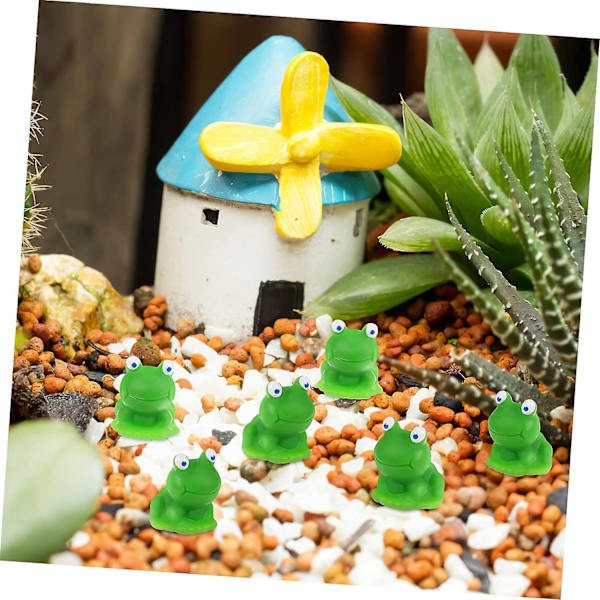 20 st små grodor mini grodor mini miniatyr djurfigurer grodleksaker simulering av små grodor groddjursmodell små grodor