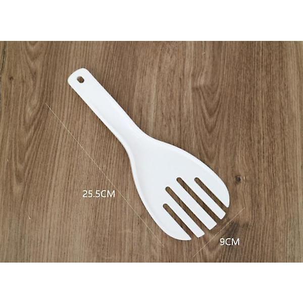 Plast Non-stick Rissked - Köksredskap för hem, restaurang, hotell, vit - Set om 2