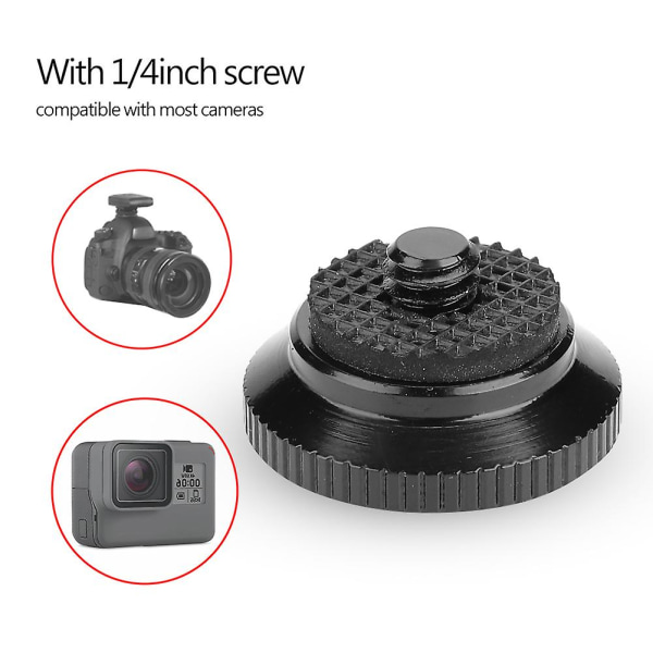 Mini snabbkopplingsplatta i aluminiumlegering för Manfrotto Compact Action Tripod (röd)