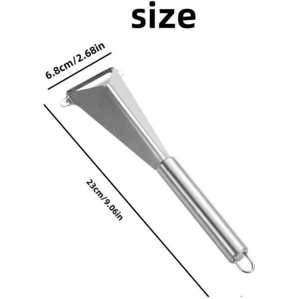 2 triangulära frukt- och grönsaksknivar, 23 cm, för skärning och dekorering, skärverktyg, SET