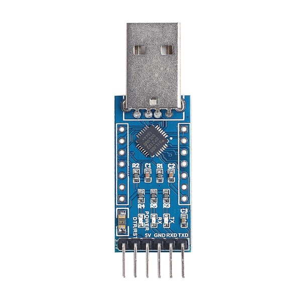 Cp2102 USB 2.0 - Uart Ttl 6pin moduuli sarjamuunnin sovitin Sininen+hopea