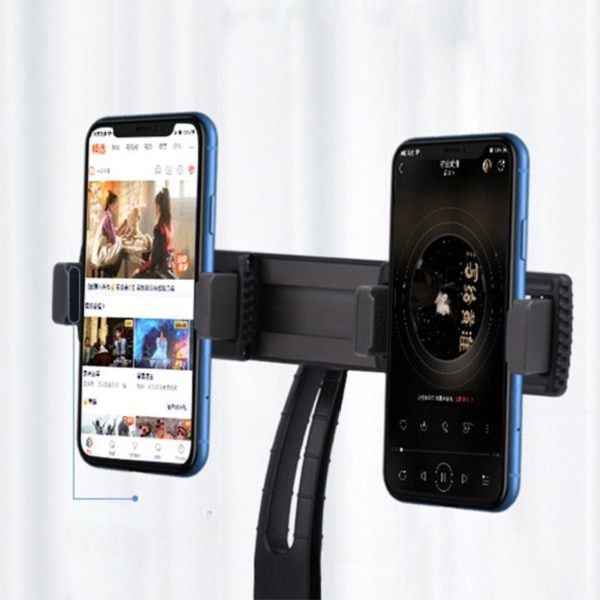Ny Sugekop Desktop Mobiltelefon Holder, Universal Dual Phone Stand til Live Streaming/youtube/tiktok