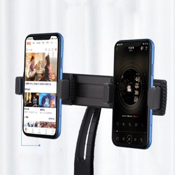 Ny sugkopp mobiltelefonhållare för skrivbord, universell dubbel telefonhållare för livestreaming/youtube/tiktok
