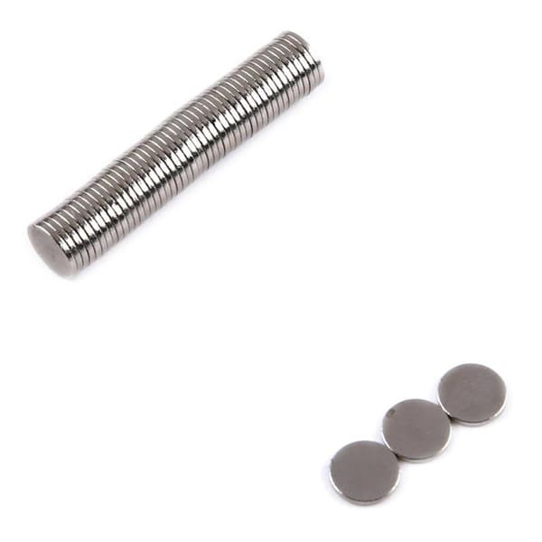 100x Skivformade Neodym-magneter för modellbygge