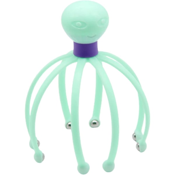 Octopus Claw Massager Plast Stress Release Tool Fleksibelt hodemassasjeapparat for dyp avslapning Hårstimulering og stressavlastning