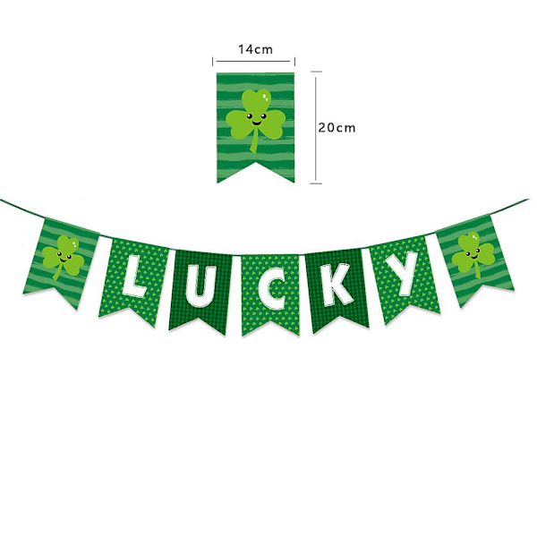 Festdekorasjoner St. Patricks Day Hengende Dekorasjoner Sett Irske Festartikler
