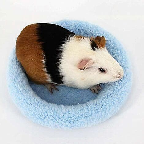 Komfortabel Rund Fleece Varm Hamster Seng Sovende Måtte til Rotte, Pindsvin