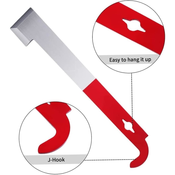 Biredskap Verktøy Bikube Verktøy, Birøkt Utstyr Rustfritt Stål Biskrape Rammeløfteutstyr For Birøkter(2stk, Rød)