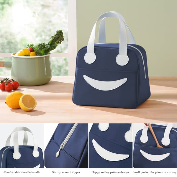 Isolert lunsjpose for menn Tote Bag Lett å rengjøre Lunsjboks Pose Egnet for gutter Barn.