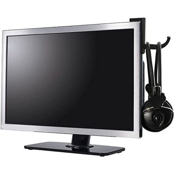 Kuulokemikrofoniteline Monitori Nd -teline Kuulokemikrofoniteline Liimakoukku (4 kpl, musta)