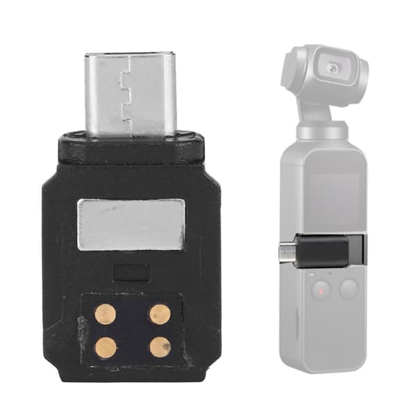 Micro-USB-liitäntämuunnin Android-puhelimelle/iPhone-sovittimen liitin DJI Osmo Pocketille Android Reverse -versiolle