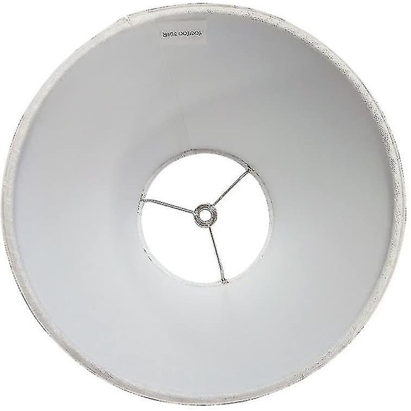 Mellanstor lampskärm, cylindrisk tygskärm för bordslampor och golvlampor, toppdiameter 5 tum x 9 tum bottendiameter x 7 tum hög, handgjord