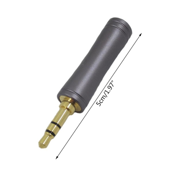 3,5 mm Hanne til 2,5 mm Hunne Audio Adapter Gullbelagte elektroniske enheter