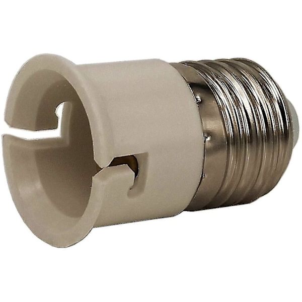 6 stk. E27-adapter E27 til B22-pæreholder-adapterkonverter, E27 til B22-pæreholder