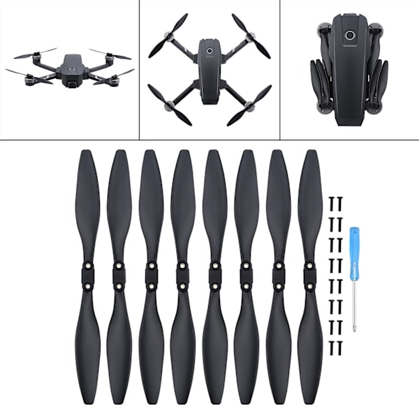 Propeller Vikbara Design Reparationsdelar För Holystone Hs720 720e Reparation Fyra Par