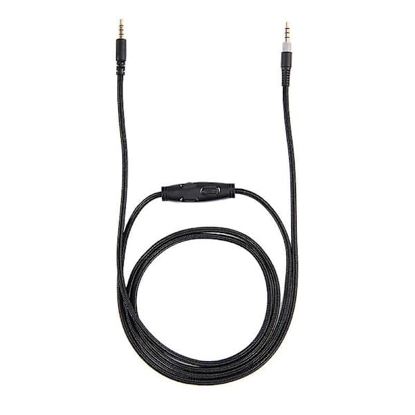 Erstatningslydkabel for Kingston Hyperx Cloud Ii / Hyperx Cloud Alpha Høy Kvalitet 1,5 Meter Svart Black