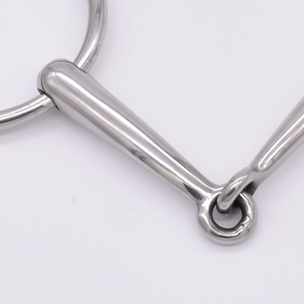 Munrulle - Rostfritt stål Rostfritt tjocklek Bit Lös munbit Rulle Giftfri för häst (1 st, silver)