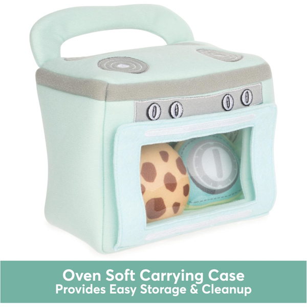 GUND Ensimmäinen Leivonta Pehmolelusetti Äänien, Ratinan, Vinkunnan ja Rypistyksen kanssa, Ultra Pehmeä Pehmolelu Aistien Stimulointiin Vauvoille ja Vastasyntyneille Baking Playset