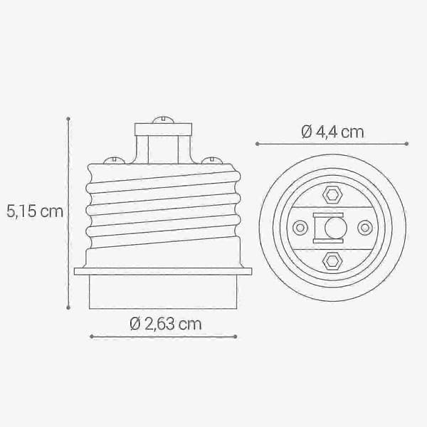 10x Sokkeladapter - 10x E40 til E27 Sokkelkonverter - E27 Base Lampeholderadapter for Halogen LED
