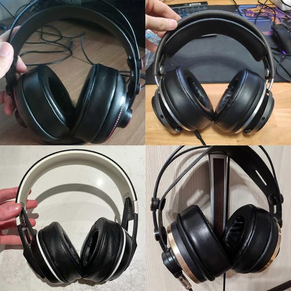 1 par øreputer myke øretelefondeksler for headset 45 mm til 110 mm (valgfritt) 110MM