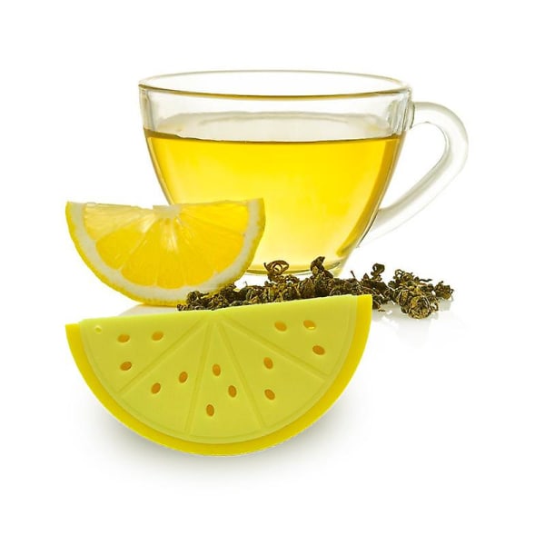 Lemon Infuser Tea Pack Tea Vuotava kuona Lazy Tea Infuser Creative Food Grade Silikoni Lemon Styling Filter Set