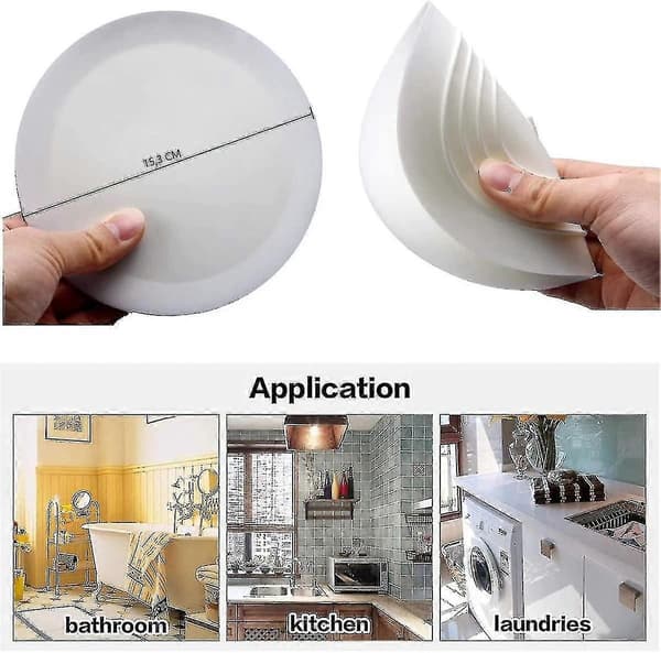 Silikon Avloppsproppar för Badkar, Handfat och Kök - 15cm