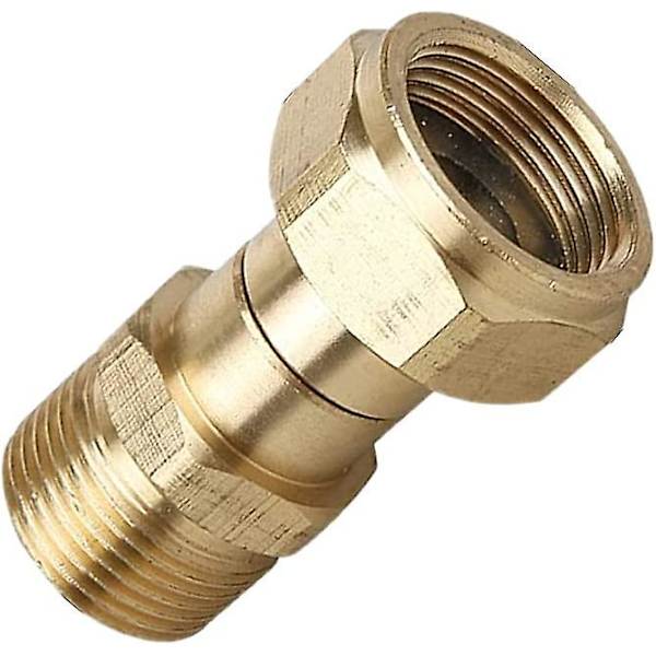 Painepesurin kääntyvä liitosliitin, messinkinen korkeapainepesurin liitin, uros M22 letkukäyttöliitin autonpesuun, vesipyssy, sisäkierre 3000 Psi, pikaliitin