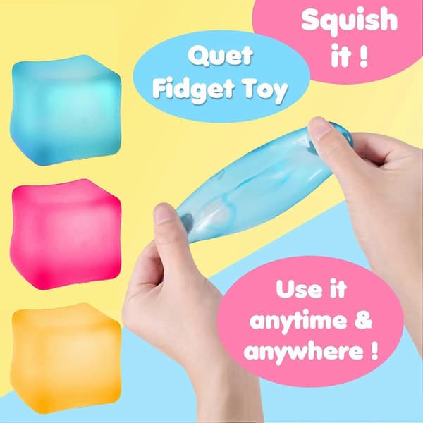 3-pak stress-isterning-squishy-stressbolde til voksne og børn, sensorisk fidget-legetøj