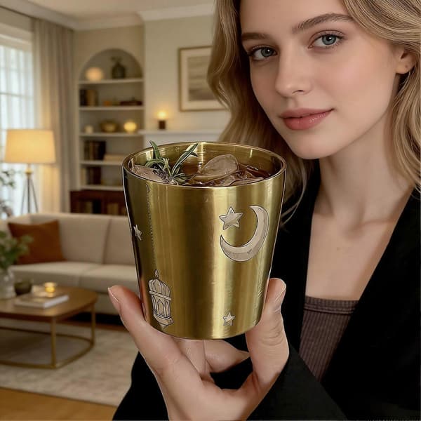Isolerad arabisk mugg - med unik design - för presenter