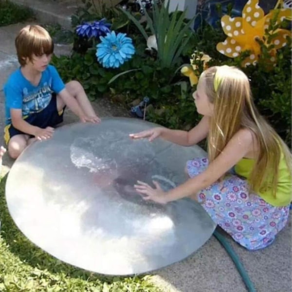 4 kpl Outdoor Fun puhallettava kuplapallo kuplapallo veteen Suuri läpinäkyvä ilmapallo puhallettava pallo pehmeä kumipallo ulkokäyttöön sisäpeleihin