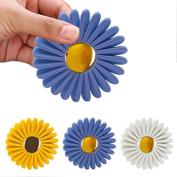 Blomma Fidget Spinner 3D-printad Vårblomma Fidget Leksak Stressavlastande Blomspinner för Hemmet